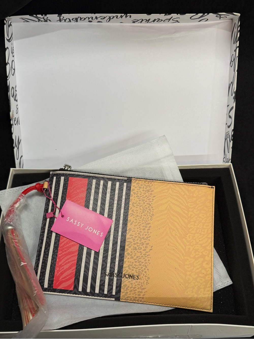 Sassy Jones Clutch New in Box